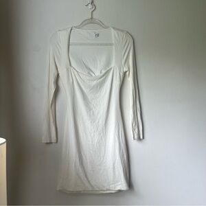 Princess Polly | Dresses | Lukea Long Sleeve Mini Dress White | Poshmark